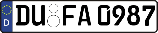 DU-FA0987