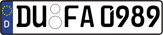 DU-FA0989