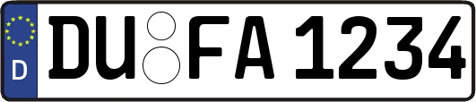 DU-FA1234
