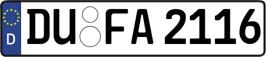 DU-FA2116