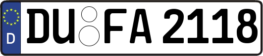 DU-FA2118