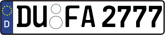 DU-FA2777