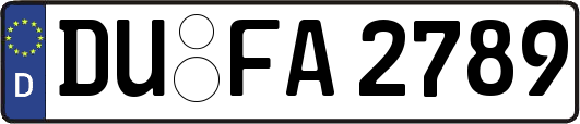 DU-FA2789