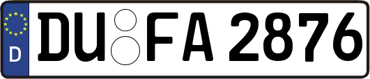 DU-FA2876