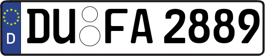 DU-FA2889