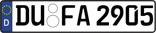 DU-FA2905