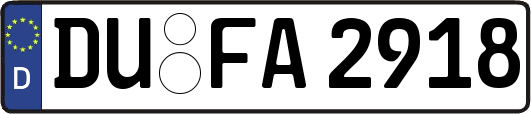 DU-FA2918