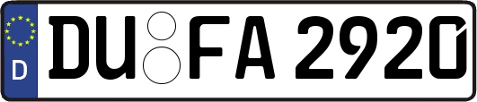 DU-FA2920