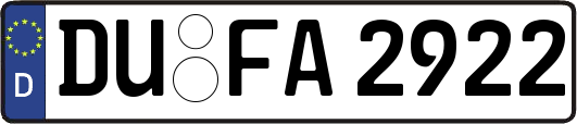 DU-FA2922