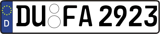 DU-FA2923