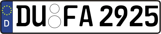 DU-FA2925