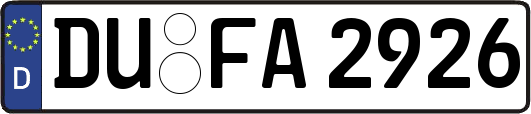 DU-FA2926