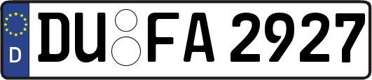 DU-FA2927