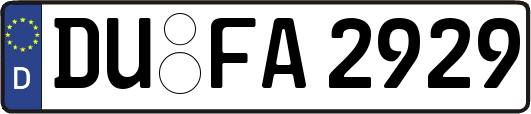 DU-FA2929