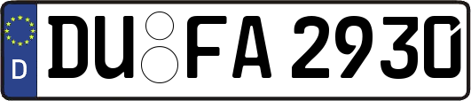 DU-FA2930