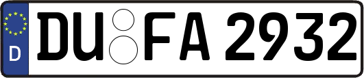 DU-FA2932
