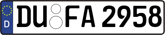 DU-FA2958