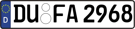DU-FA2968