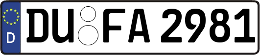 DU-FA2981