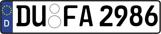 DU-FA2986