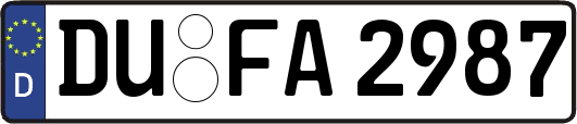 DU-FA2987
