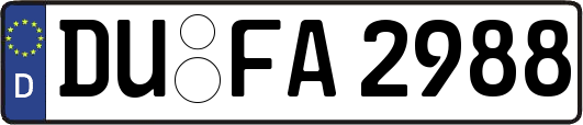 DU-FA2988
