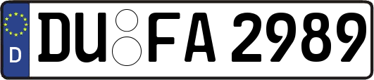 DU-FA2989