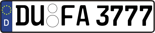 DU-FA3777