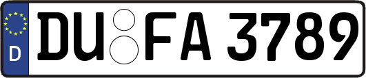 DU-FA3789