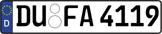 DU-FA4119