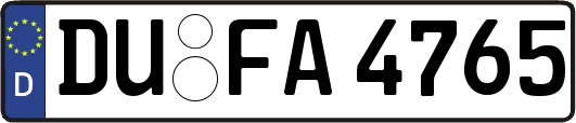 DU-FA4765