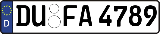DU-FA4789
