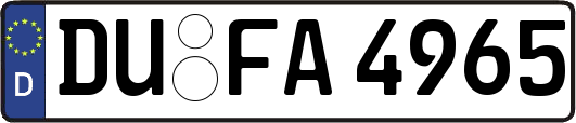 DU-FA4965