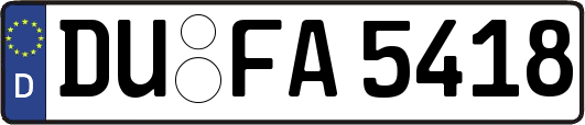 DU-FA5418
