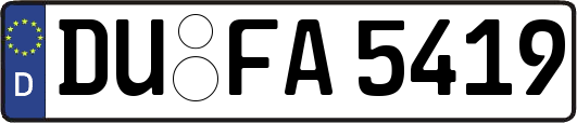 DU-FA5419