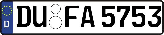 DU-FA5753