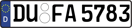 DU-FA5783