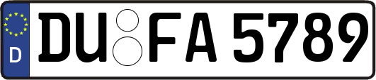 DU-FA5789