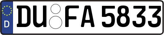 DU-FA5833