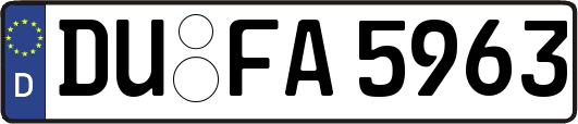 DU-FA5963
