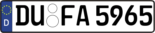 DU-FA5965