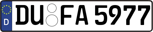 DU-FA5977