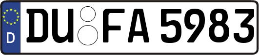 DU-FA5983