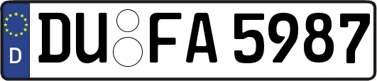 DU-FA5987