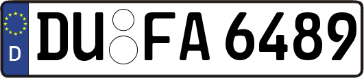 DU-FA6489