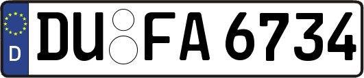 DU-FA6734