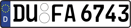 DU-FA6743