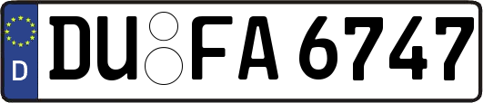 DU-FA6747
