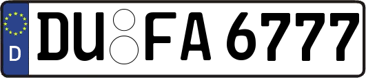 DU-FA6777