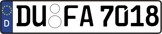 DU-FA7018